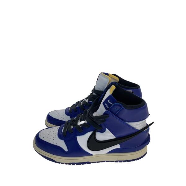 NIKE / DUNK HI/AMBUSH_ダンク ハイ アンブッシュ/27.5cm/BLU/レザー NIKE◇DUNK HI/AMBUSH_ダンク ハイ アンブッシュ/27cm/BLU/レザー