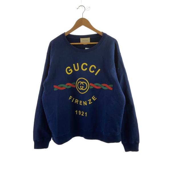 GUCCI◇スウェット/L/コットン/NVY : セカンドストリートYahoo!店