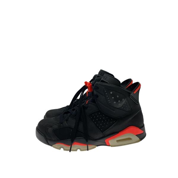 NIKE◆AIR JORDAN 6 RETRO/エアジョーダンレトロ/ブラック/384664-023/27cm/BLK//