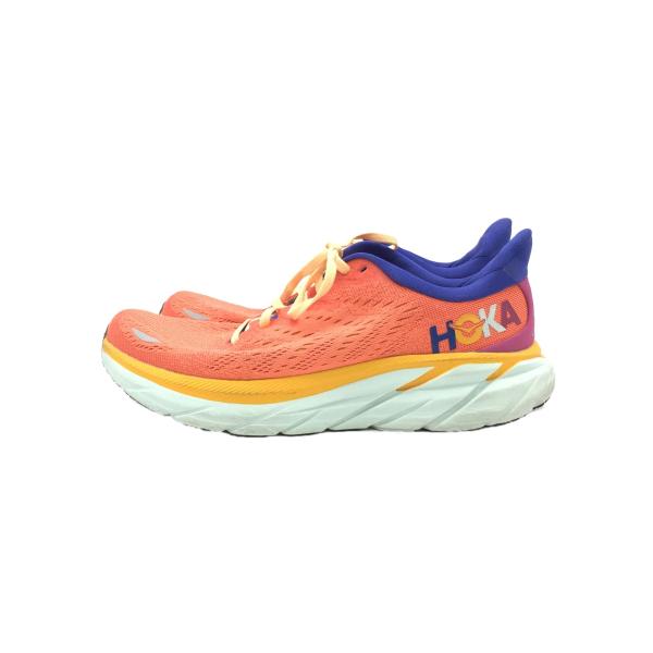 HOKA ONE ONE◇ローカットスニーカー/24cm/ORN/ポリエステル/CLIFTON 8