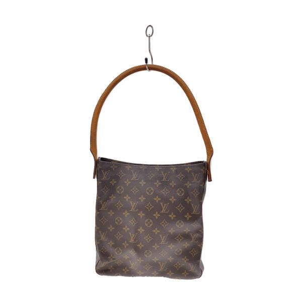 LOUIS VUITTON◇ルーピングGM_モノグラム・キャンバス_BRW/PVC/BRW
