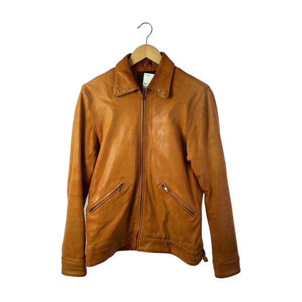 ヒステリックグラマー　レザー　ジャケット　シングル　ライダース　山羊革　ブルー ssol-shopping_2343684704696