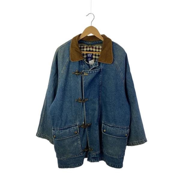 GAP◇ファイヤーマンジャケット/S/コットン/IDG/無地/90s/OLD GAP