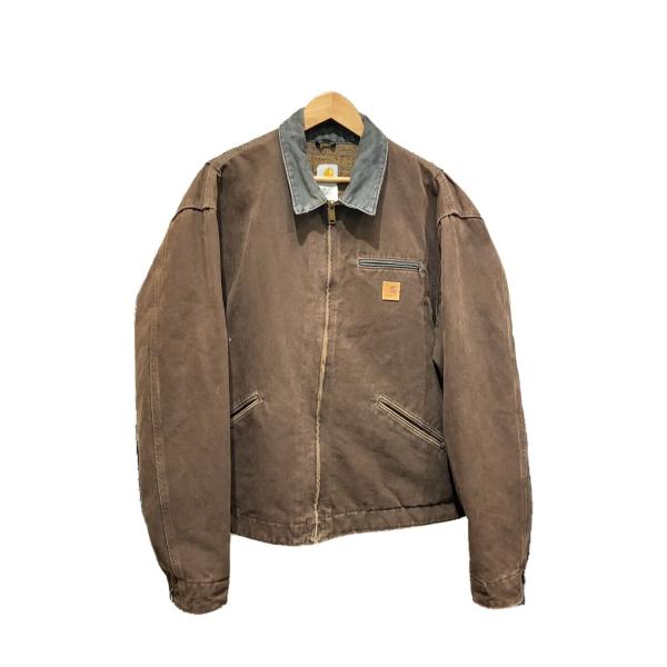 Carhartt◇デトロイトジャケット/ダック地/XXL/コットン/ブラウン/J97