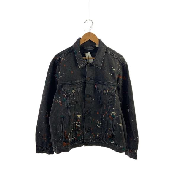 Levi's◇×END/ペイントデニムジャケット/XL/コットン/BLK/PC9-A0076