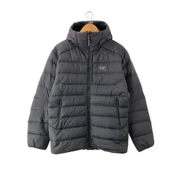 ARC'TERYX◇Thorium Hoody/ダウンジャケット/M/ナイロン/BLK/無地