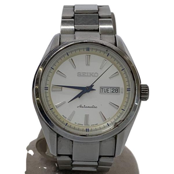 【 SEIKO / 腕時計 】機械式 自動巻き 稼働品 4R36-03H0 SEIKO◇自動巻腕時計/アナログ/SLV/4R36-03H0/風防に割れ有/キズ