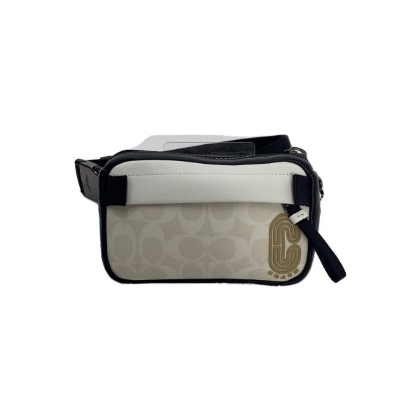 COACH◇ショルダーバッグ/レザー/WHT/総柄/C2161 : セカンド