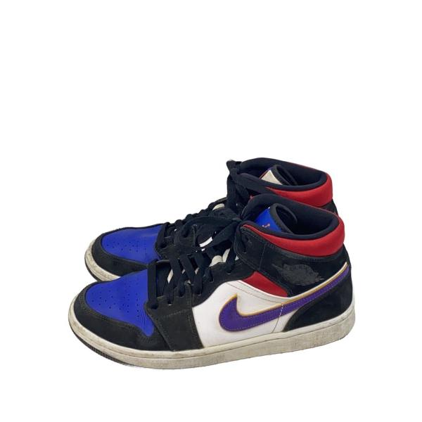 NIKE◆AIR JORDAN 1 MID SE/エアジョーダン1ミッドSE/ブラック/852542-005/27cm/B//