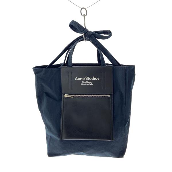 Acne Studios(Acne)◇トートバッグ/ナイロン/NVY/無地/FN-UX