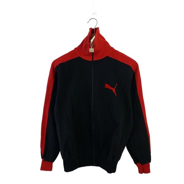 PUMA◇70s/西ドイツ製/トラックジャケット/ジャージ/6/--/BLK