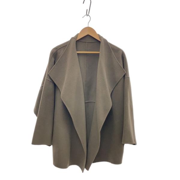 plage プラージュ ハミルトンミドルコート Plage◇ハミルトンミドルコート/36/ウール/KHK/20-020-922-2010-3-0
