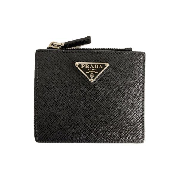 PRADA◇2つ折り財布/--/BLK/メンズ/2ML049 : セカンドストリートYahoo