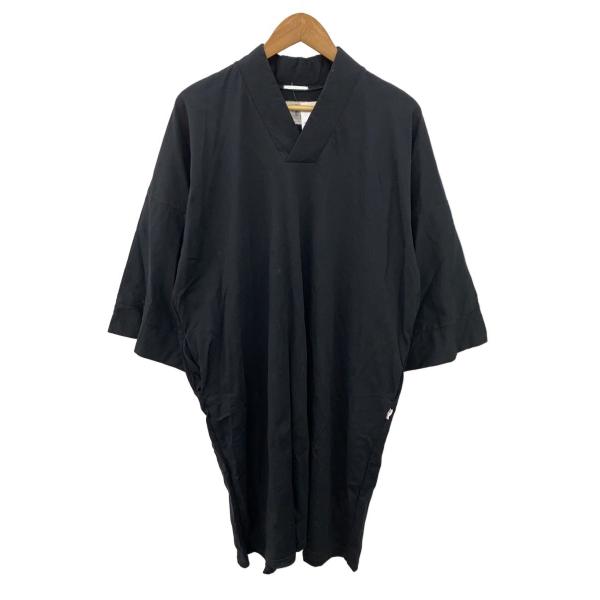 SOU・SOU◇半袖ワンピース/--/コットン/BLK/無地 : セカンドストリート