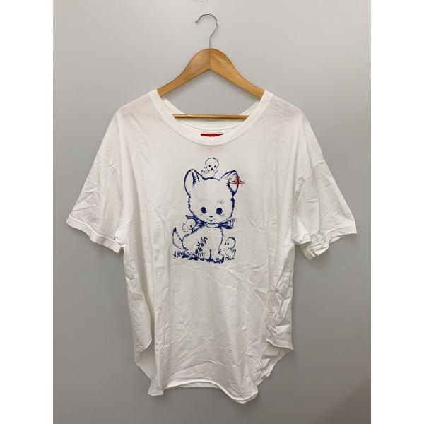 Vivienne Westwood RED LABEL◇Tシャツ/猫＆ひよこ/0/コットン/WHT