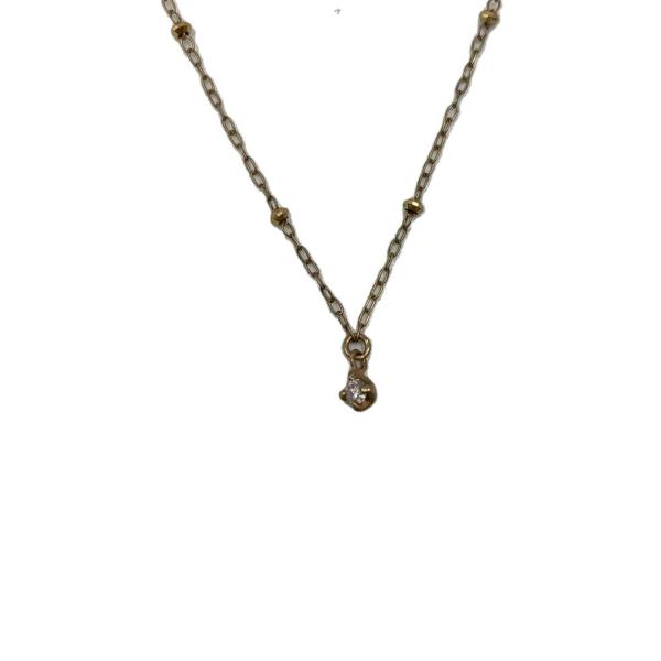 203 jewelry/ネックレス/--/GLD/トップ有/レディース/刻印420 