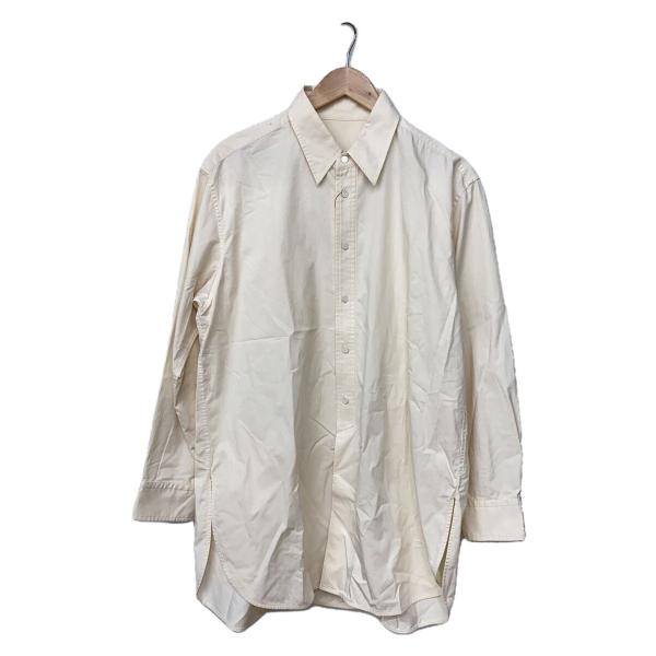 IRENISA / 長袖シャツ/3/コットン/BEG/IH-23SS-B021-CSS/ミドルレングスシャツ/タグ有 IRENISA◇23SS/長袖シャツ/3/コットン/IVO/無地/IH-23SS-B021-CSS