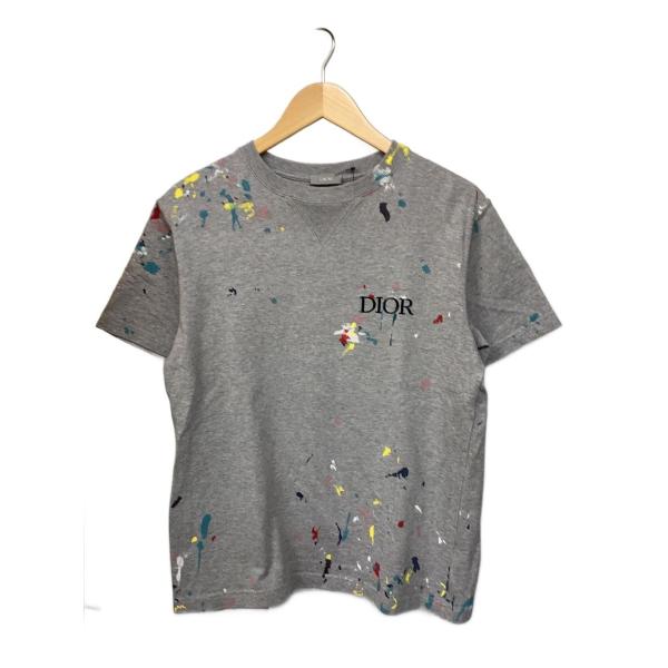 【Christian Dior ❣️】トロッター総柄 半袖Tシャツ グレー XS Christian Dior◇Tシャツ/XS/コットン/GRN/313J696D0554 : セカンド