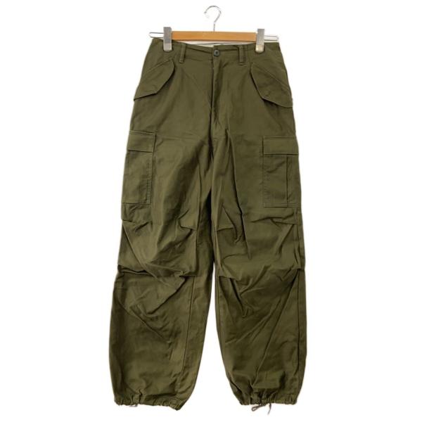 CIOTA◇M-65カーゴパンツ/EDIFICE 別注/4/スビンコットン/カーキ/無地