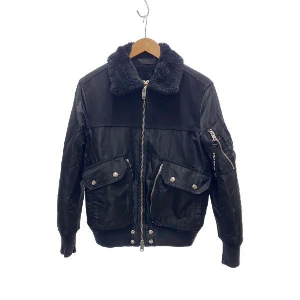 DIESEL◇ジャケット/S/ナイロン/BLK/無地 : セカンドストリートYahoo