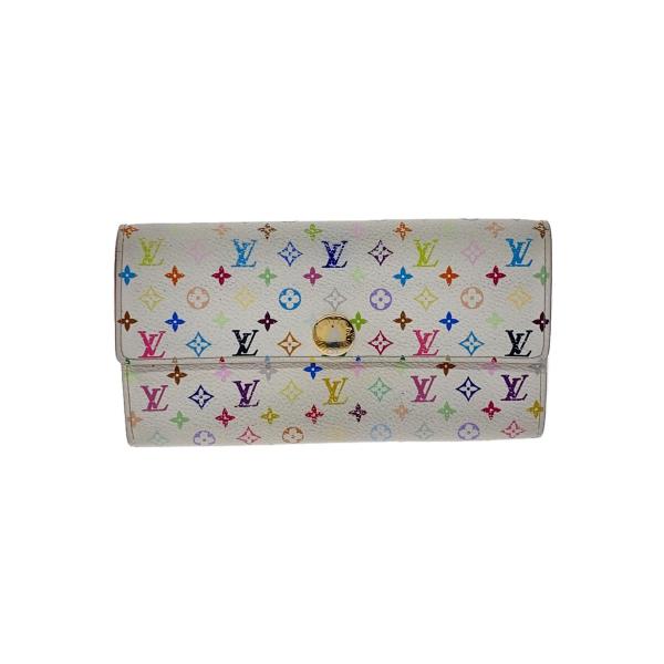 LOUIS VUITTON◇ポルト・フォイユ・サラ_モノグラム・マルチカラー_