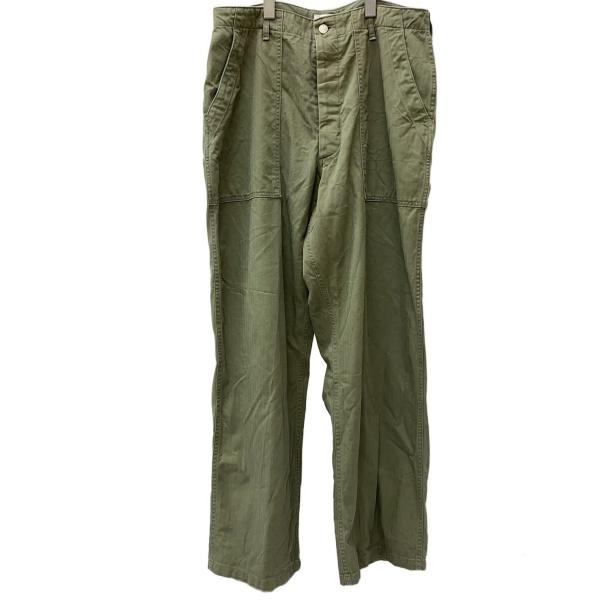 CIOTA◇ヘリンボーンベイカーパンツ/5/コットン/KHK/無地/PTLM-117M-SB