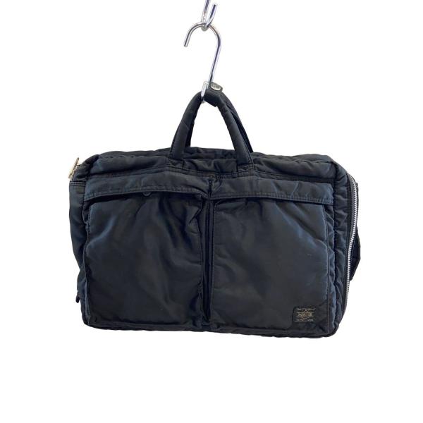 PORTER ポーター タンカー 3WAY ブリーフケース ブラックショルダー無 PORTER◇ショルダーストラップ欠品/汚れ有/TANKER/3WAY/ブリーフケース