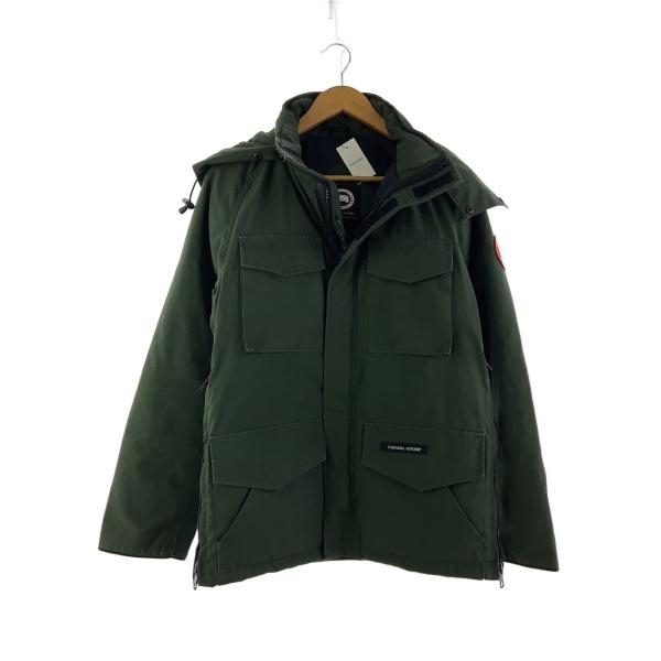 CANADA GOOSE◇JASPER PARKA/ダウンジャケット/S/ポリエステル/GRN 