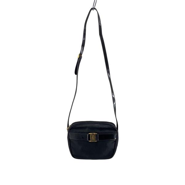 Salvatore Ferragamo◇ショルダーバッグ/BLK/DJ-21 4183 : セカンド