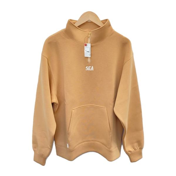 WIND AND SEA◇スウェット/M/ポリエステル/BEG/無地/WDS-O-ESS-24-Q2