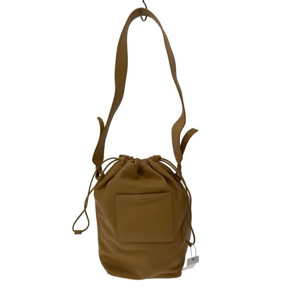 ジルサンダー　レザー　 ボストンバッグ ベージュ ジルサンダー レザー ボストンバッグ ベージュ ジルサンダー レザー