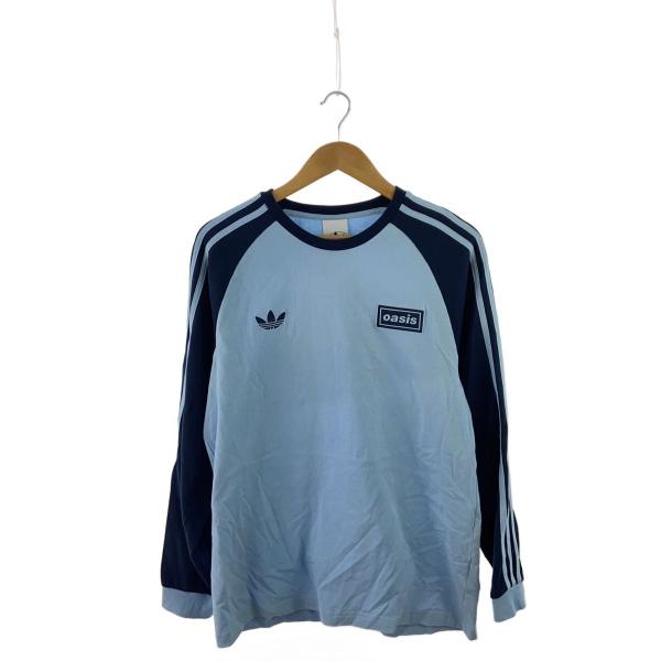 adidas◇×Oasis/ツアー スリーストライプス/長袖Tシャツ/--/コットン