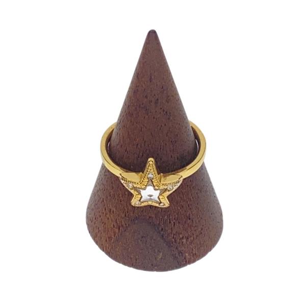 JIMMY CHOO◆JC STAR/リング/S/10号/GLD/レディース//