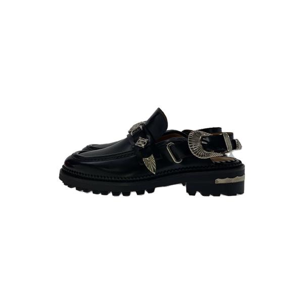 TOGA PULLA◇METAL MULE LOAFER/シューズ/36/BLK : セカンドストリート