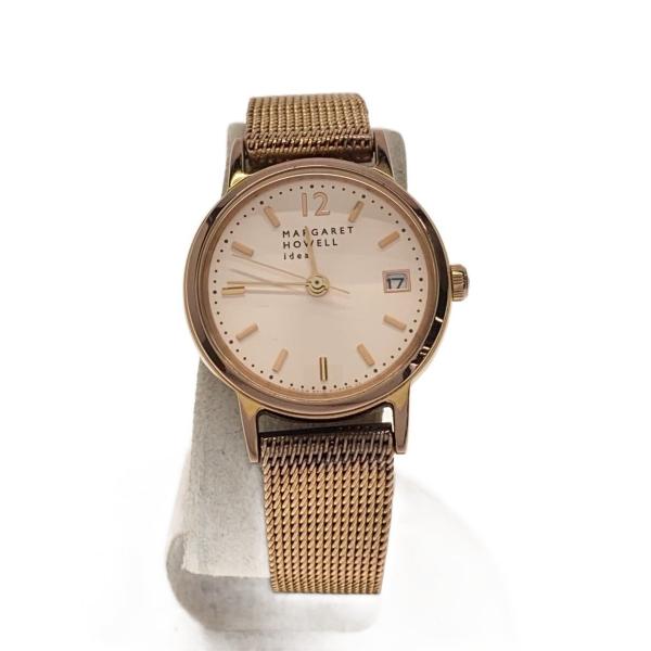 MARGARET HOWELL◇電池切れ/クォーツ腕時計/アナログ/ステンレス/GLD