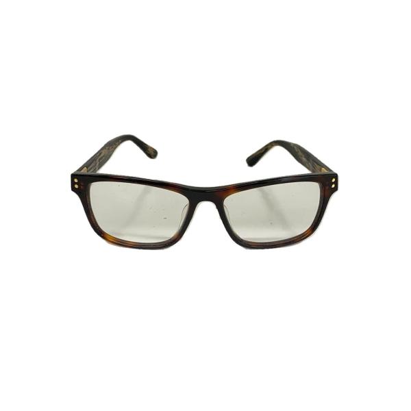 JINS◇メガネ/ティアドロップ/BRW/CLR/メンズ : セカンドストリート