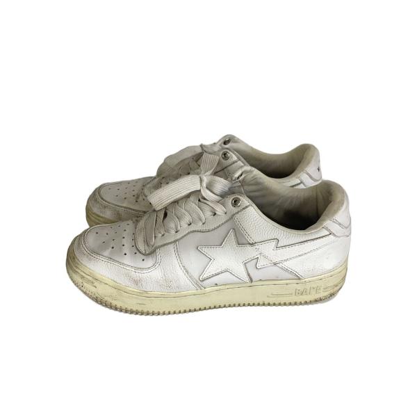 BAPE STA!◇ローカットスニーカー/26.5cm/WHT/0ZXSHM191013K