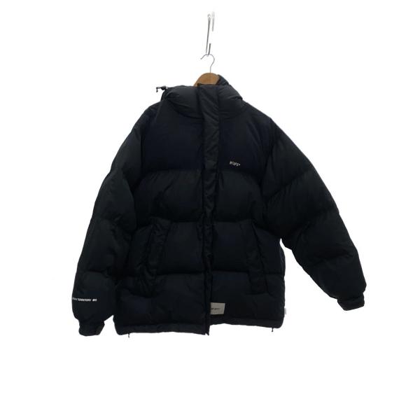   ダウンジャケット XS ブラック WTAPS◇ダウンジャケット/3/ポリエステル/BLK/無地/222BRDT-JKM03