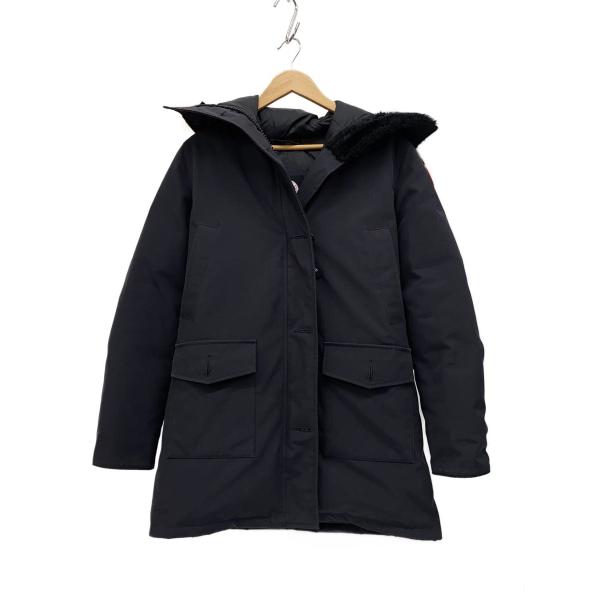 CANADA GOOSE◇BRONTE PARKA/ダウンジャケット/M/ナイロン/BLK/68F8490 