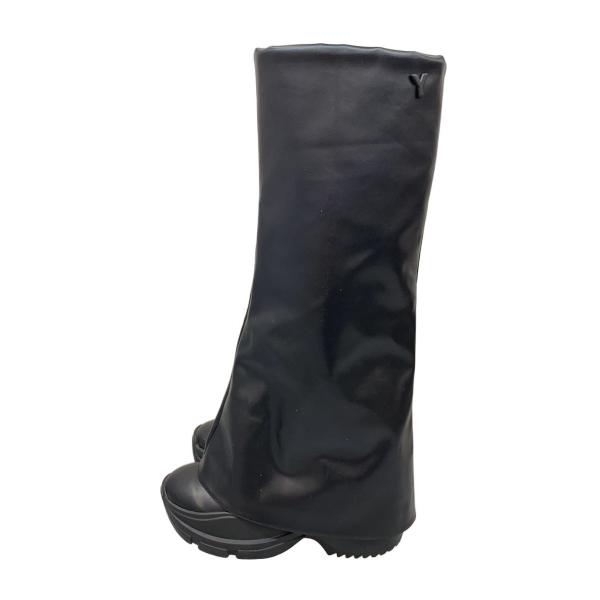 yello ブーツ　黒　ロングブーツ YELLO◇ロングブーツ/--/BLK : セカンドストリートYahoo!店 - 通販