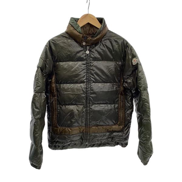 MONCLER◇ダウンジャケット/1/ポリエステル/カーキ/Z7HJ371 MONCLER◇ダウンジャケット/1/ポリエステル/カーキ/Z7HJ371