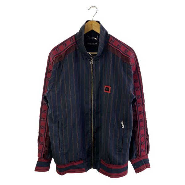 DOLCE&GABBANA / 23SS/トラックジャケット/ジャージ/48/ウール/ネイビー/ストライプ/G9ZR3T// ssol-shopping_2345200599403