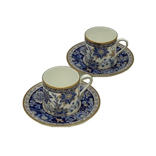  ブルーフルーテッド カップ＆ソーサー 2客セット ブルーフルーテッド 並行輸入品 ロイヤルコペンハーゲン ハーフレース