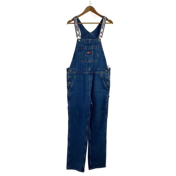 【美品】 JEANS トミージーンズ　オーバーオール　トミー　M TOMMY JEANS◇オーバーオール/S/デニム/IDG/無地 : セカンドストリート