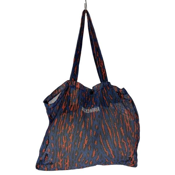 WACKO MARIA◇SPEAK EASY/トートバッグ/BLU/レオパード/25SS-WMA-BG06