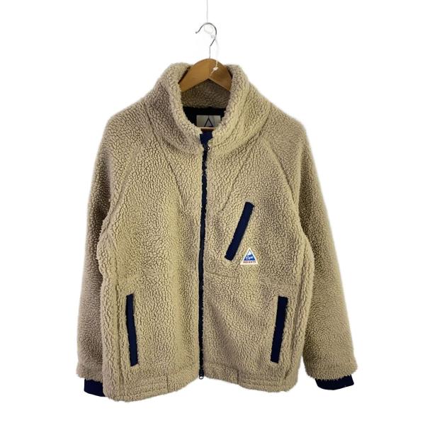 【CAPE HEIGHTS】フリースZIP THROUGHジャケット◆新品 Cape Heights◇フリースジャケット/M/ポリエステル/CRM : セカンド