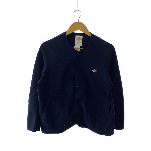 DANTON◇ノーカラーフリースカーディガン/フリースジャケット/36