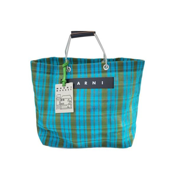 MARNI◇トートバッグ/--/GRN/ストライプ// : セカンドストリートYahoo