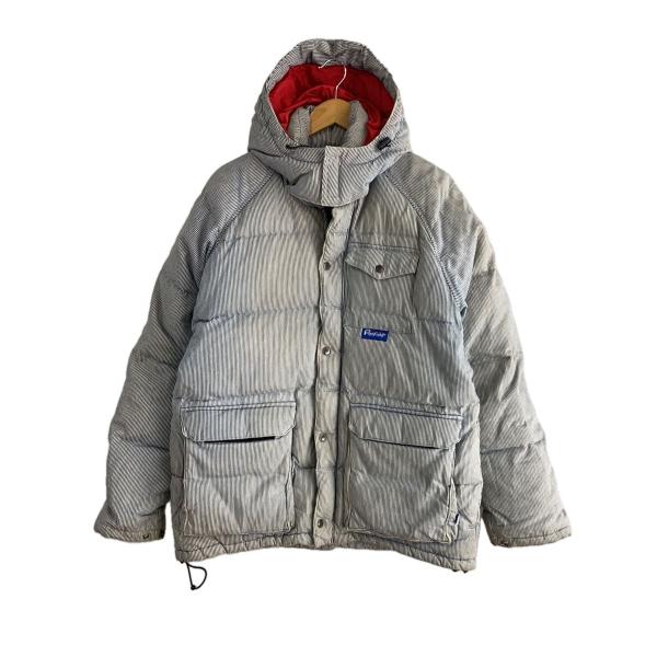 Stussy ダウンジャケット XS STUSSY◇ダウンジャケット/M/コットン/GRY/ストライプ// : セカンド