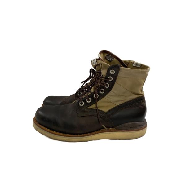 visvim◇レースアップブーツ/US9.5/KHK/レザー// : セカンドストリート
